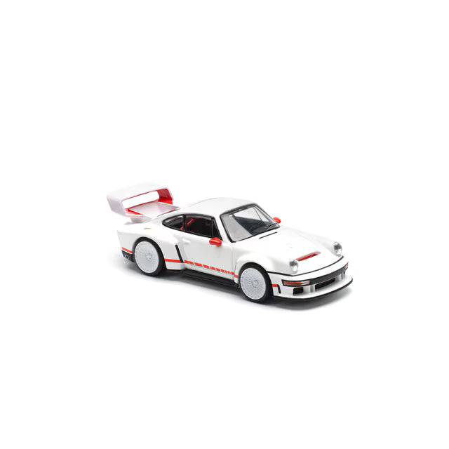 Pop Race 1/64 Porsche Singer DLS Turbo White - Pr64-0226