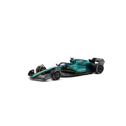 Pop Race 1/64 Aston Martin Aramco AMR23 #18 Black & Green - PR64-0234