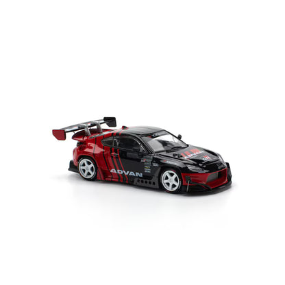Pop Race 1/64 Pandem GR Toyota 86 Advan Red & Black - PR64-0228