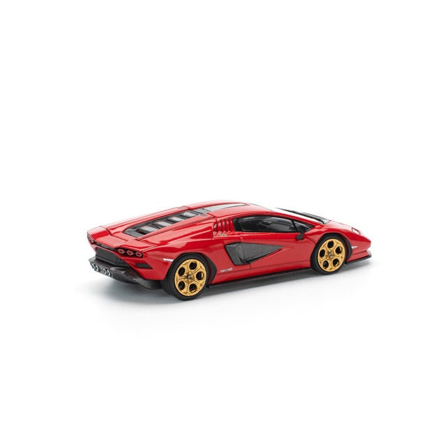 Pop Race 1/64 LAMBORGHINI COUNTACH LPI 800-4 Red - PR64-0259 - Damaged Box