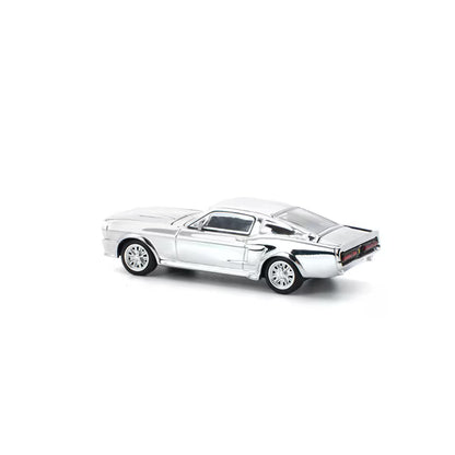 Pop Race 1/64 Ford Shelby Mustang GT500 Chrome - PR64-0312