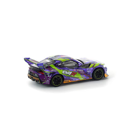 Pop Race 1/64 EVA RT Test Type-01 Goodride Pandem GR Toyota Supra Purple - PR64-0311