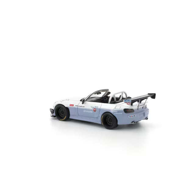 Pop Race 1/64 Pandem Honda S2000 White - Pr64-0300
