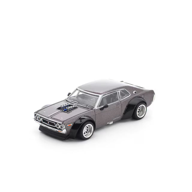 Pop Race 1/64 Laurel C130 Metallic Grey - PR64-0304