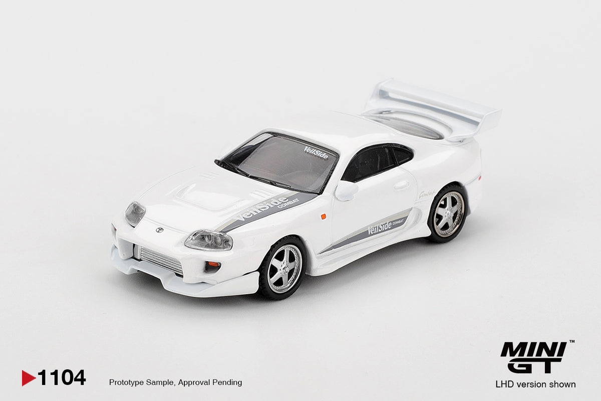 Mini GT 1/64 Toyota Supra VeilSide Combat V-I White - MGT01104