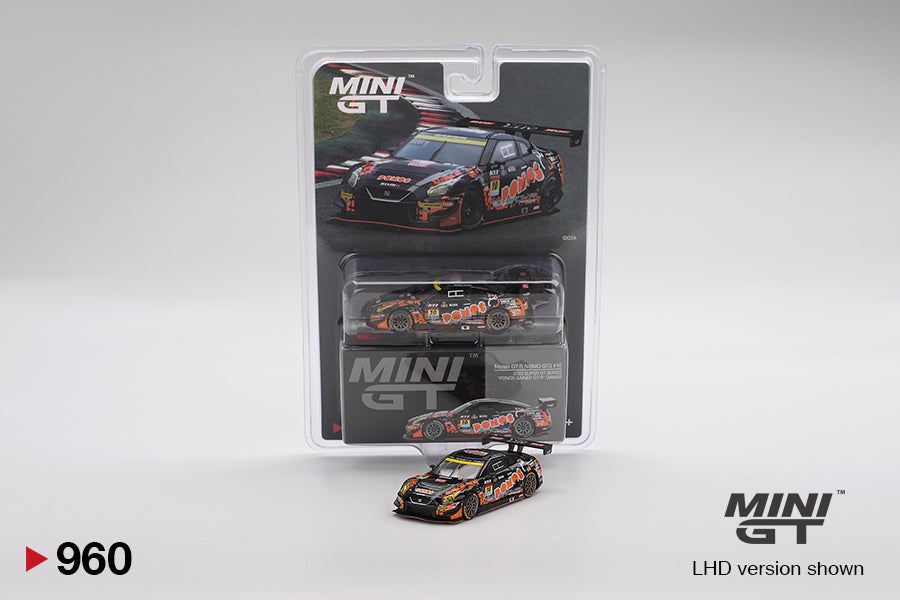 Mini GT 1/64 Nissan GT-R NISMO GT3 #10 2023 SUPER GT SERIES "PONOS GAINER GT-R" Black & Orange