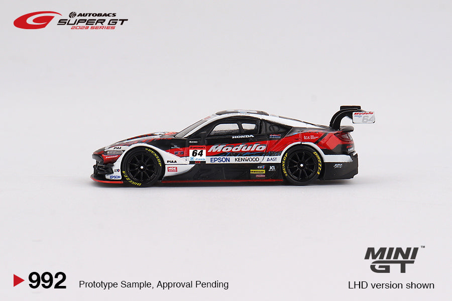 Mini GT 1/64 Honda NSX-GT "Type S" GT500 #64 "Modulo NSX-GT" 2023 SUPER GT Series Modulo Nakajima Racing Black - MGT00992