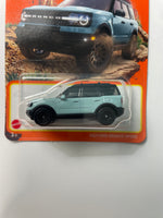 Matchbox 1/64 2022 Ford Bronco Sport Blue & Black