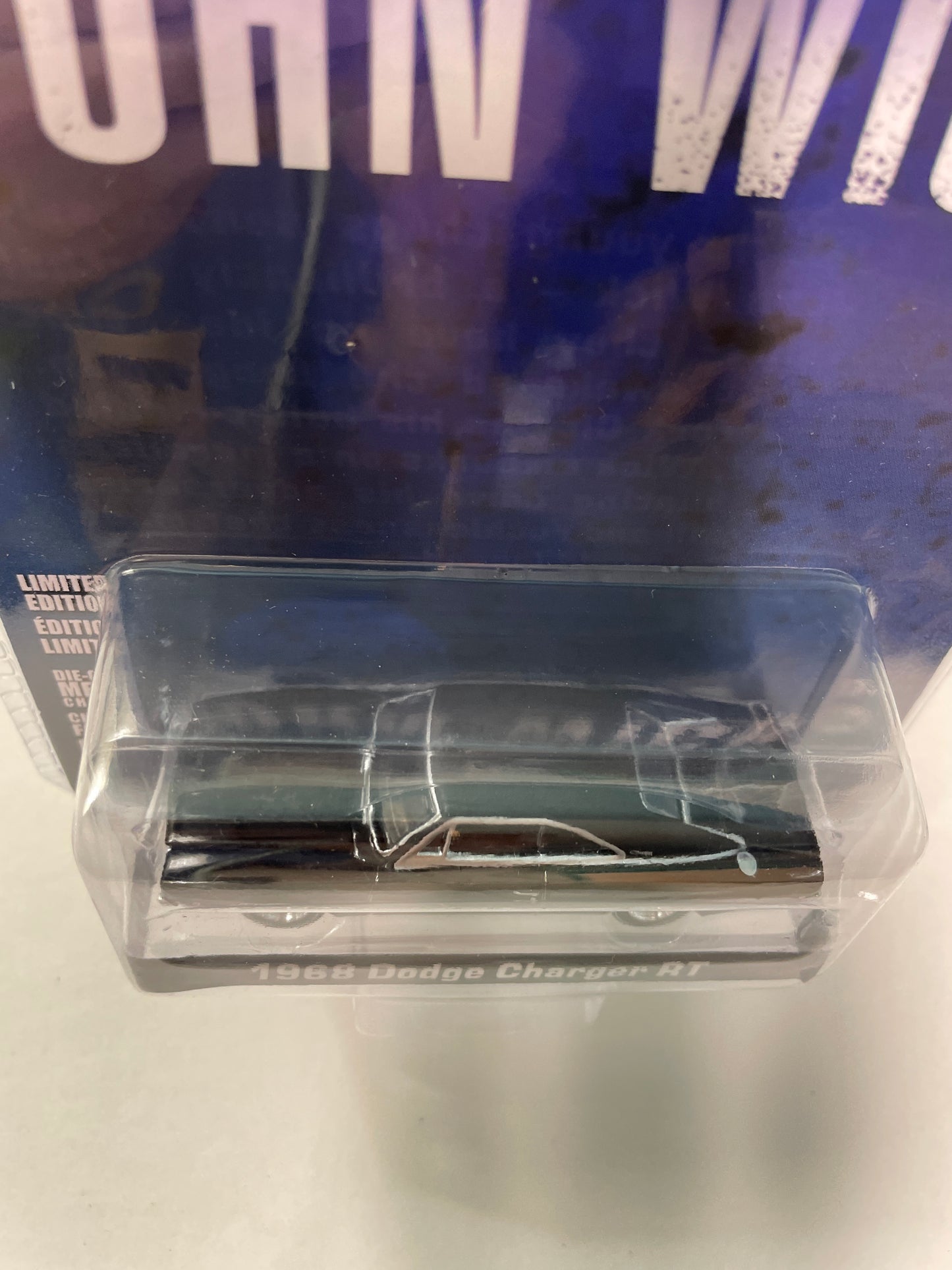 Greenlight Hollywood 1/64 John Wick 1968 Dodge Charger RT Black