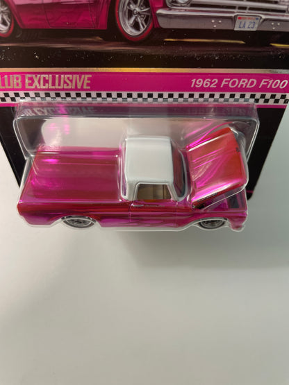Hot Wheels 1/64 RLC Club Exclusive 1962 Ford F100 Pink
