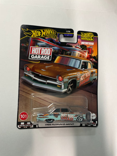 Hot Wheels 1/64 Boulevard Mix W 1955 Plymouth Savoy Blue