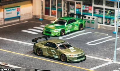 Tarmac Works 1/64 Tokyo Auto Salon Jonsibal Nissan Skyline (R32) Widebody Millennium Jade Global64 - T64G-061-MJ
