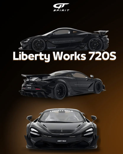 GT Spirit 1/18 2023 LB-Works McLaren 720s Black