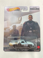 Hot Wheels 1/64 Pop Culture Star Wars The  Mandalorian ‘71 El Camino Blue