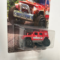 Matchbox 1/64 Jeep Wrangler Superlift Red