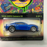Hot Wheels 1/64 2024 Atlanta Convention Finale Car 2018 Chevrolet COPO Camaro SS Blue