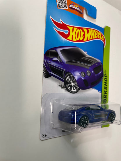 Hot Wheels 1/64 Bentley Continental Supersports Blue