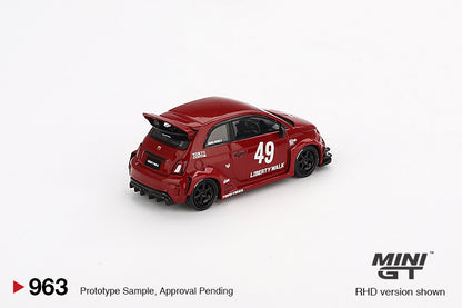 Mini GT 1/64 LB-WORKS x Abas Works ABARTH 595 Red