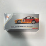 1/64 Tiny X Sparkmodel Shell Porsche 944 #2 ( Flat Headlights) Yellow