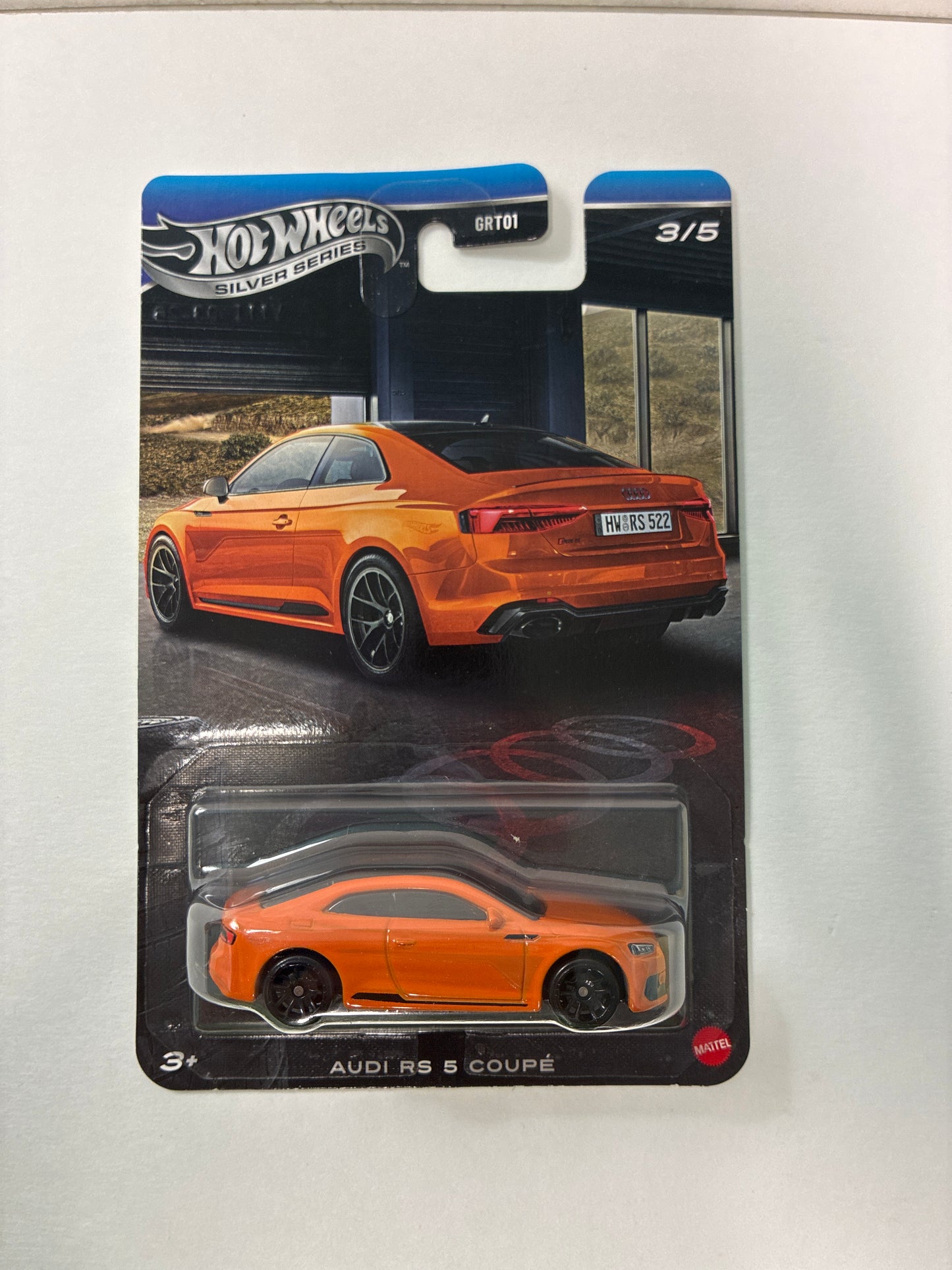 Hot Wheels 1/64 Silver Series Audi RS 5 Coupe Orange - JKY17