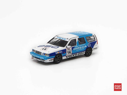 Pop Race 1/64 Volvo 850 T-5R Estate BTCC 1994 #14 Blue & White