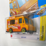 Hot Wheels 1/64 Treasure Hunt Quick Bite Orange - Damaged Card