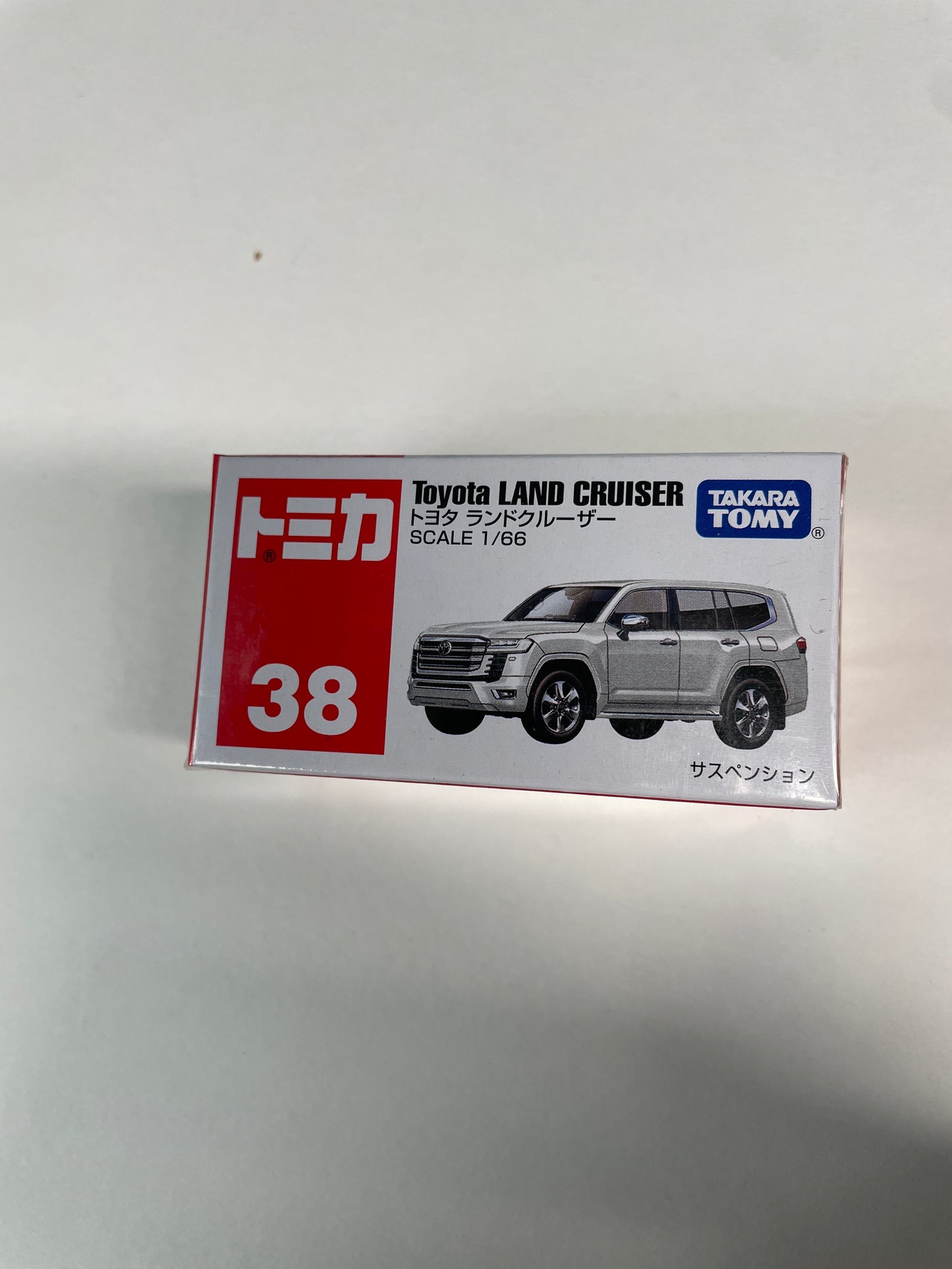 Tomica 1/66 Toyota Land Cruiser White #38 - 18867