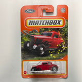 Matchbox 1/64 1932 Ford Coupe Red - Damaged Card