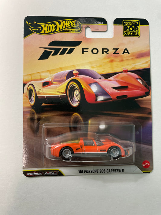Hot Wheels 1/64 Pop Culture Forza '66 Porsche 906 Carrera 6 Orange - JHW97