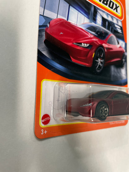 Matchbox 1/64 Tesla Roadster Red