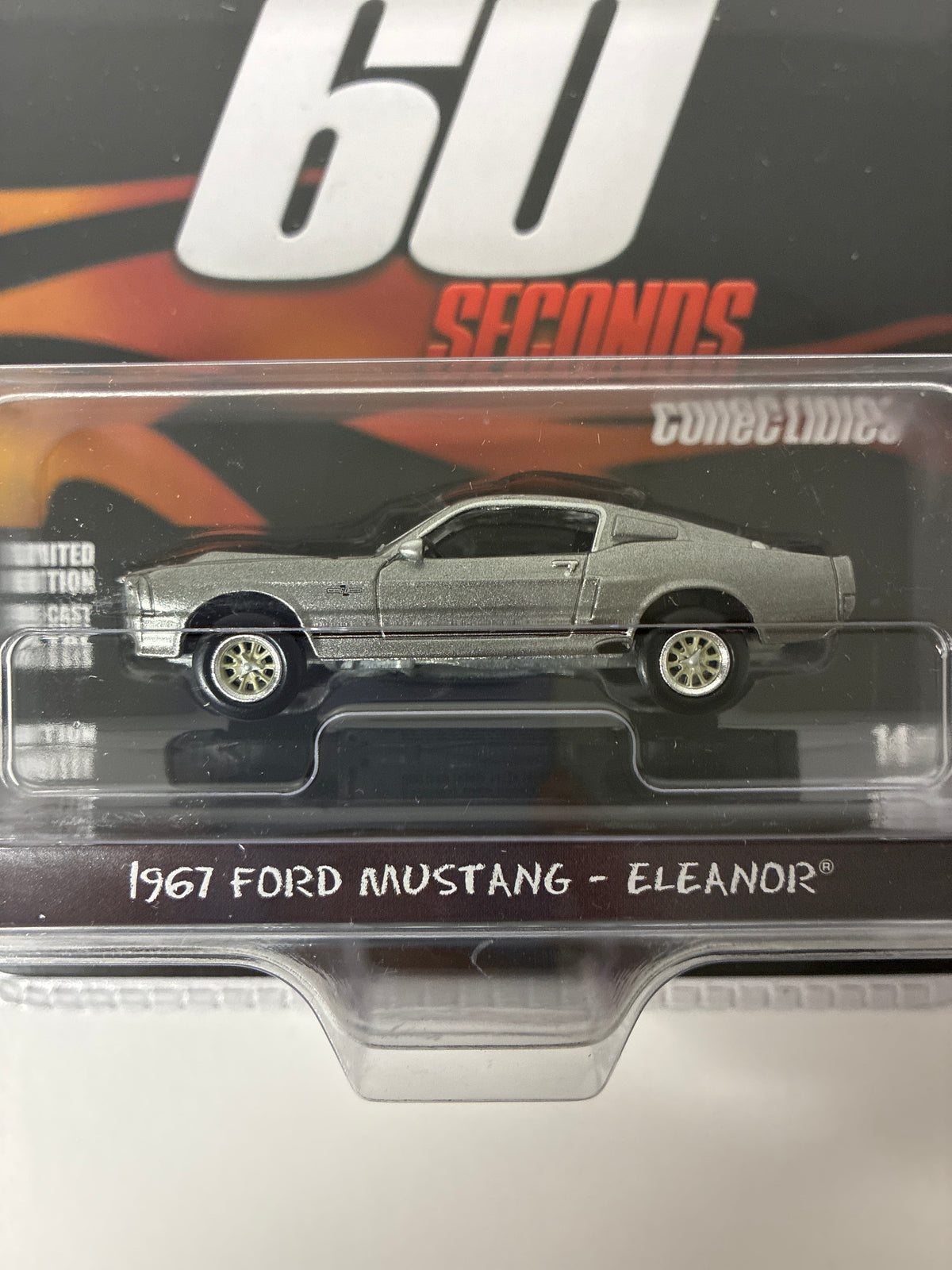 Greenlight Hollywood 1/64 Gone In 60 Seconds 1967 Ford Mustang - Eleanor Grey - 44742