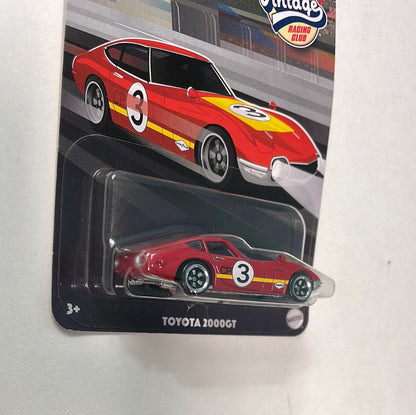 Hot Wheels 1/64 Vintage Racing Club Toyota 2000GT Red