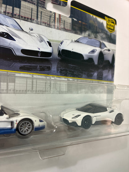 Hot Wheels 1/64 Car Culture Premium 2 Pack Maserati MC12 & Maserati MC20 - JHW55