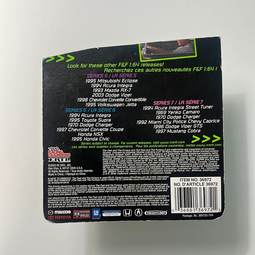 Racing Champions 1/64 Fast and Furious 1969 Yenko Camaro Series 7 - Damaged Box