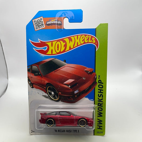 Hot Wheels 1/64 ‘96 Nissan 180SX Type X Red