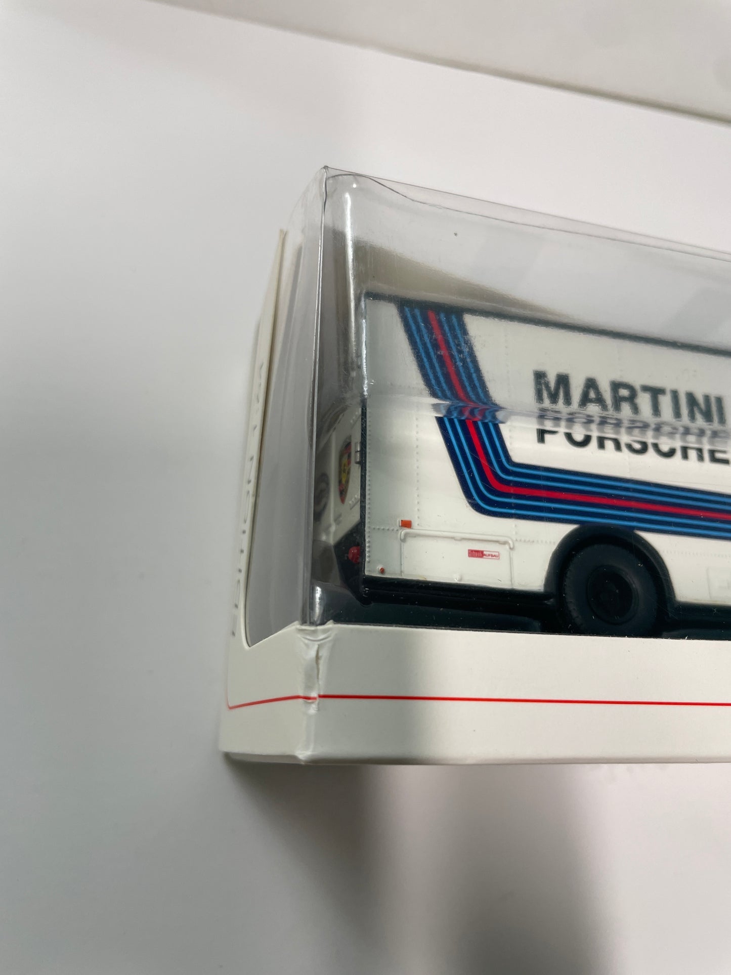 Schuco 1/64 Mercedes-Benz 0317 Martini Porsche White - 452038000 - Damaged Box