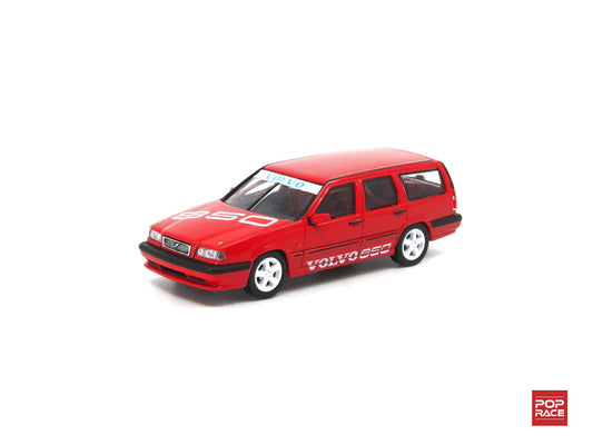 Pop Race 1/64 Volvo 850 T-5R Estate Touring Car Prototype Red