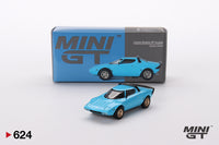 Mini GT 1/64 Lancia Stratos HF Stradale Azzuro Chiaro Blue