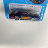 Hot Wheels 1/64 Ultra Hots ‘86 Ford Thunderbird Pro Stock Blue - Damaged Card