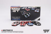 Mini GT 1/64 Ford GT LMGTE PRO 2019 24 Hrs of Le Mans Ford Chip Ganassi Team 4 Cars Set