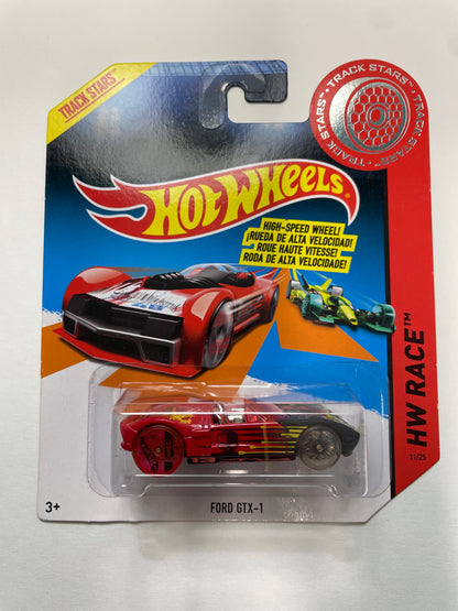 Hot Wheels 1/64 High Speed Wheels Track Stars Ford GTX-1 Red BDW24