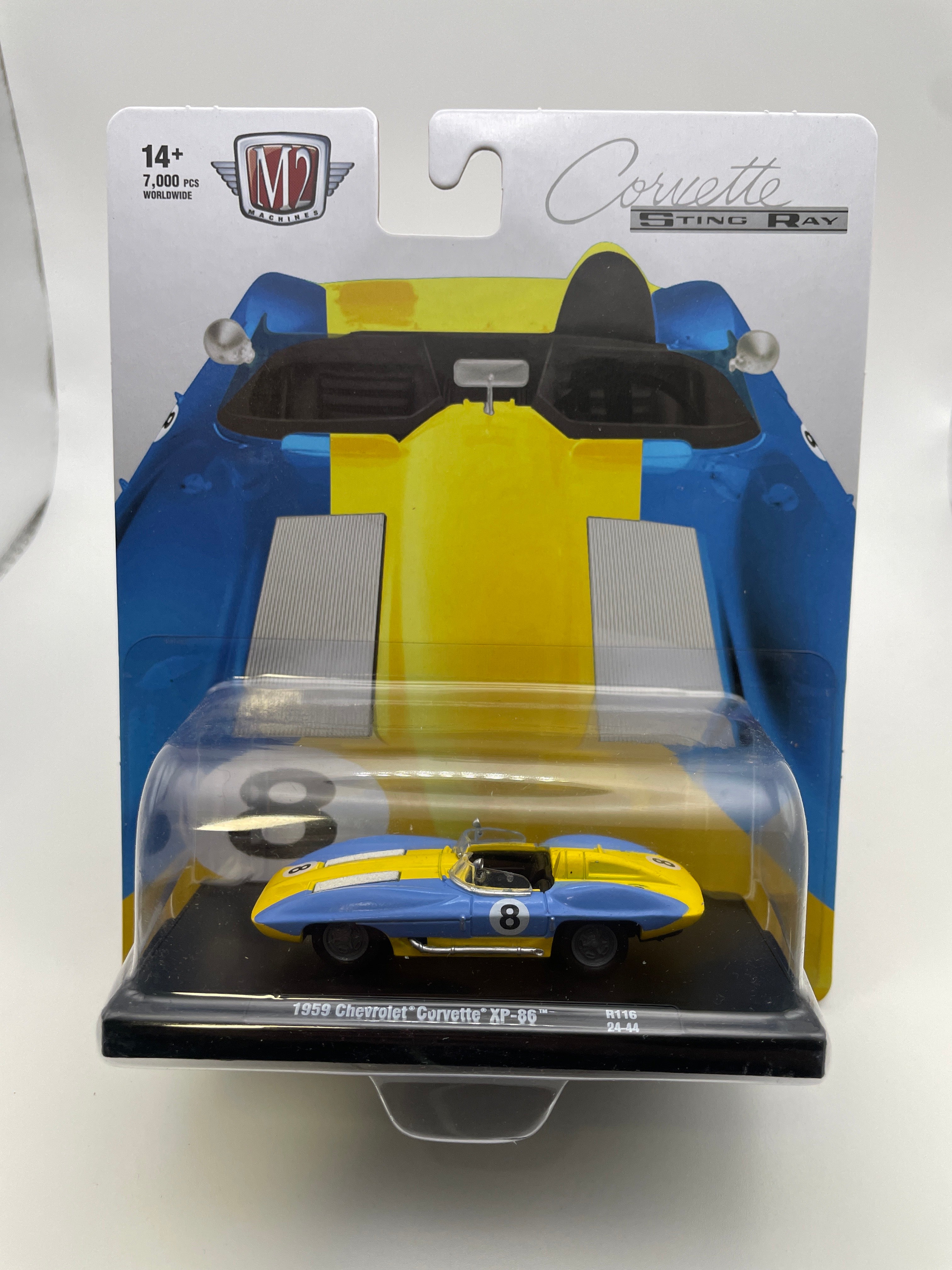 M2 Machines 1/64 Corvette Sting Ray 1959 Chevrolet Corvette