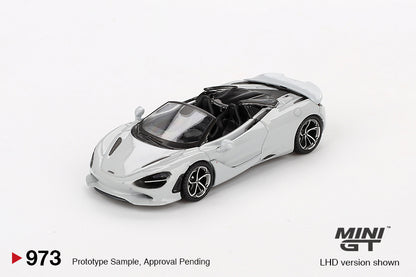 Mini GT 1/64 McLaren 750S Spider Cirrus Grey - MGT00973