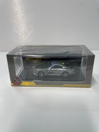 BM Creation 1/64 Top Secret GT-300 Toyota Supra (JZA80) MIAS 20th Ann. Edition Silver - 64B0435 - Damaged Box