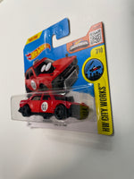 Hot Wheels 1/64 Time Attaxi Short Card Red