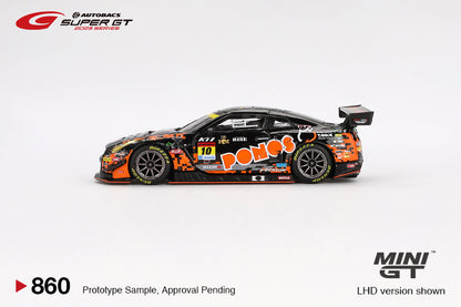 Mini GT 1/64 Nissan GT-R NISMO GT3 #10 2023 SUPER GT SERIES "PONOS GAINER GT-R" Black & Orange