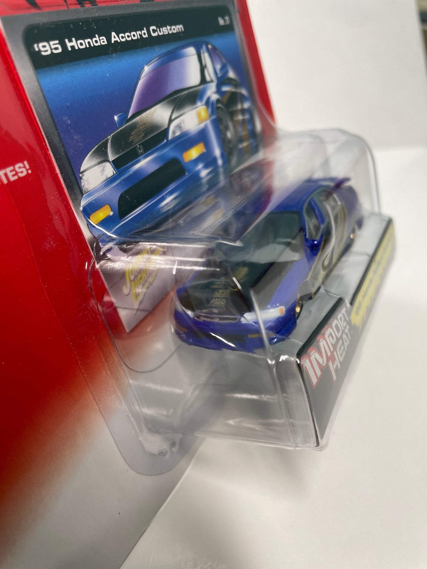 Johnny Lightning 1/64 Street Freaks '95 Honda Accord Custom Blue (Read Description)