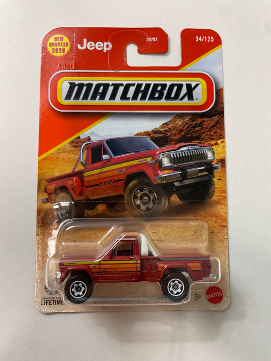 Matchbox 1/64 1980 Jeep J10 Stepside Red