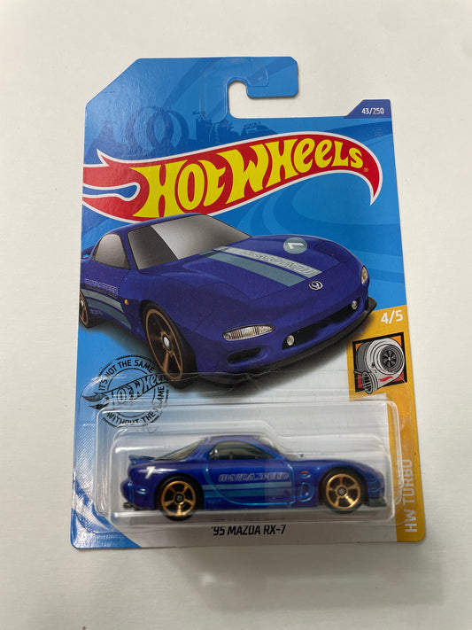 Hot Wheels 1/64 ‘95 Mazda RX-7 Blue