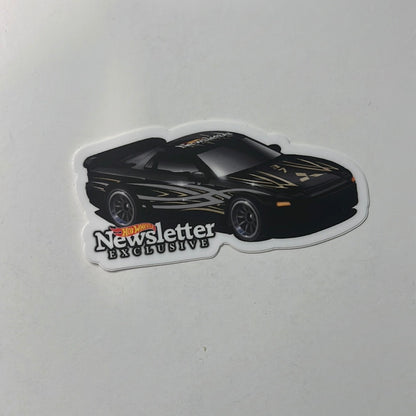Hot Wheels Convention Newsletter Mitsubishi 3000GT VR-4 Black